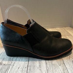 Life Stride Zora Wedge Shooties  Black Women’s Size 8.5M Comfy Witchcore